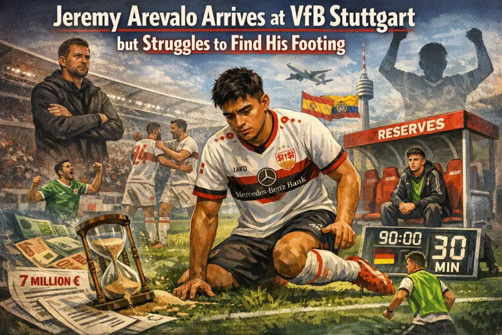 Jeremy Arevalo Arrives at VfB Stuttgart but Struggles to Find His Footing